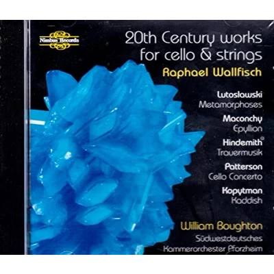 Afbeelding van Raphael; Sudwestdeut. Ka Wallfisch 20th Century Works For Cello &amp; Stri (CD)