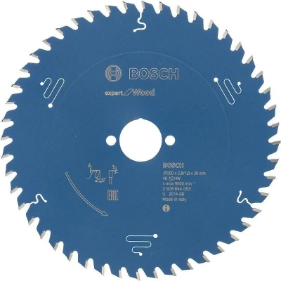 Afbeelding van Bosch Accessoires Cirkelzaagblad expert for Wood 200x30x2.8/1.8x48 T 2608644053