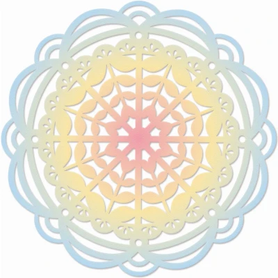 Afbeelding van Sizzix Thinlits Die Heart Mandala 665587 Eileen Hull (10 21)