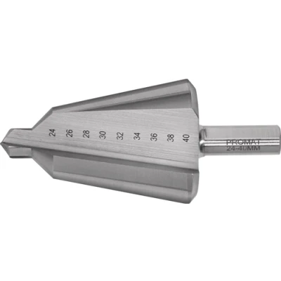 Afbeelding van Promat getrapte plaatboor HSS 24 40 mm