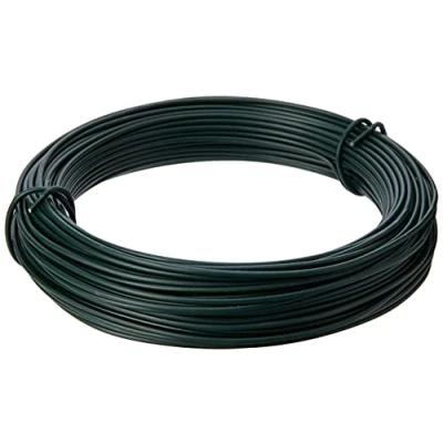 Afbeelding van Tildenet 3070490 30m/2mm kunststof gecoate tuindraadspoel, groen