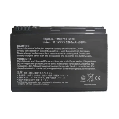 Afbeelding van GRAPE32 Laptop Batterij Vervanging voor Acer TravelMate 5220 5520 5310 5320 5330 5710 5720 7220 7320 7520 7720 Extensa 5100 5210 5230 5230E 5420 5610 5620 5620G 5620Z 5630 (11.1V 5200mAh)