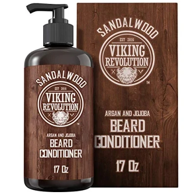Afbeelding van baardverzorgingsproduct met argan en jojoba oliën, verzacht versterkt, sandelhoutgeur, baardolie (440 ml conditioner)