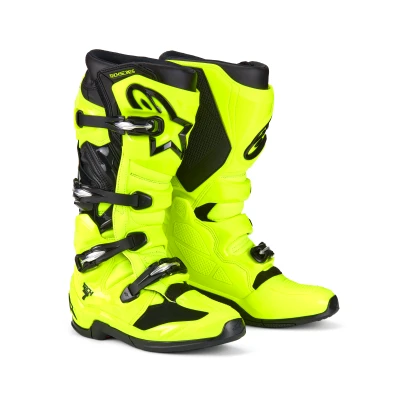 Afbeelding van Alpinestars 2025 Tech 7 Crosslaarzen Fluor Geel / Zwart maat 9 = 43