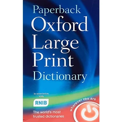 Afbeelding van Paperback Oxf Large Print Dict 2nd