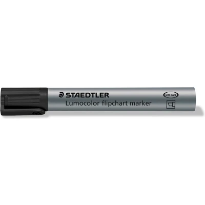 Afbeelding van STAEDTLER Lumocolor flipchart marker beitelpunt zwart