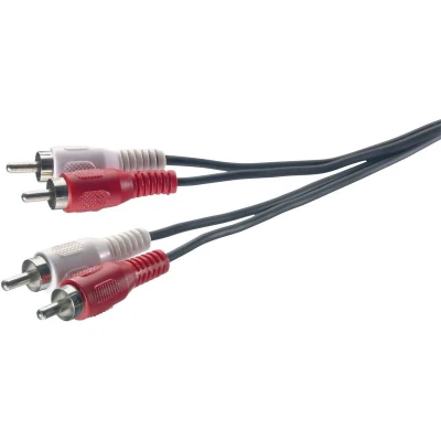 Afbeelding van SpeaKa Professional SP 1300364 Cinch Audio Aansluitkabel [2x stekker 2x stekker] 1.50 m Zwart
