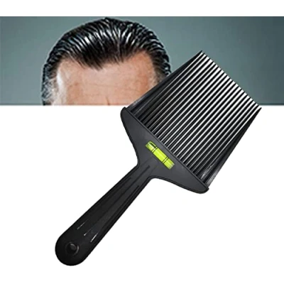 Afbeelding van Flat Top Guide Kam voor Mannen, Haircut Level Kam, Dual ended Haarkammen, Kappershaarkam met Nauwkeurig Waternivelleringssysteem
