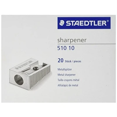 Afbeelding van Puntenslijper Staedtler Zilverkleurig Metaal (20 Stuks)