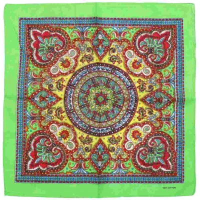 Afbeelding van Zac&#039;s Alter Ego Lime Green Retro/ Vintage Bandana Groen