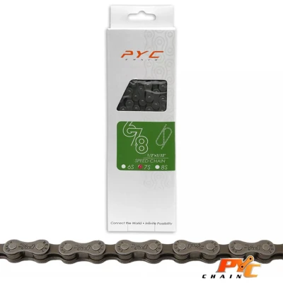 Afbeelding van P.Y.C. PYC Fietsketting 7V 116 schakels 1/2x3/32&quot; slijtvast