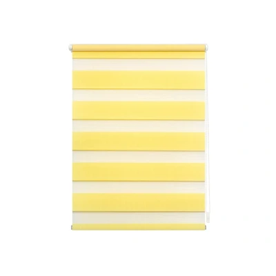 Afbeelding van Lichtblick duo rolgordijn Klemmfix (70 x 150 cm, Geel)