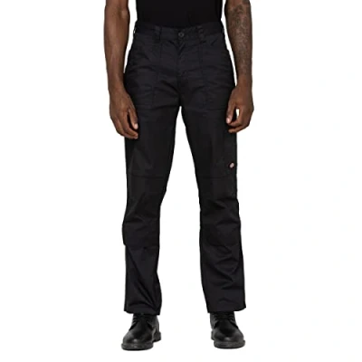 Afbeelding van VF Dickies UK Heren Action Flex Broek Zwart Werk Utility Broek, 28W/34L