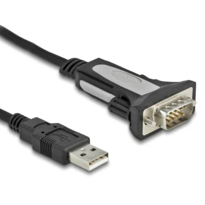 Afbeelding van Delock Adapter USB Typ A zu 1 x Seriell RS 232 DB9 3 m