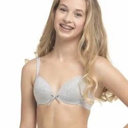 Afbeelding van Boobs &amp; bloomers bh voor meisjes grijs maat 65 a