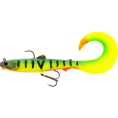 Afbeelding van Westin Bullteez Curltail R&#039;n&#039;R 21cm 73gr Sinking Tiger Perch