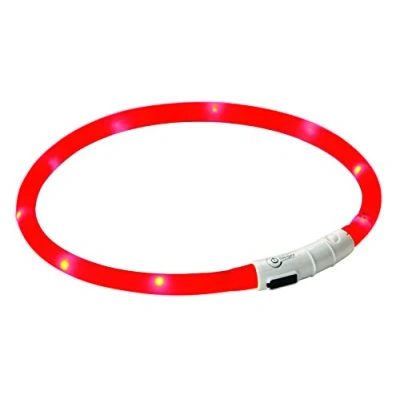 Afbeelding van Maxi Safe Oplaadbare LED Halsband rood 55cm