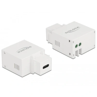 Afbeelding van Delock Keystone module met USB Type C™ laadcontactdoos 2,1 A wit D