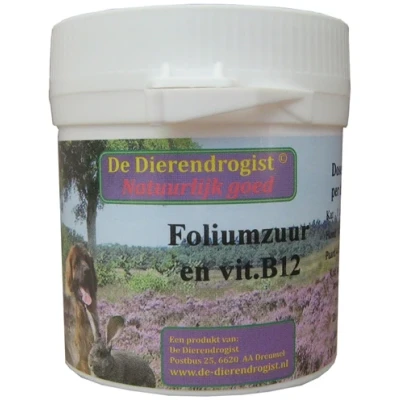 Afbeelding van Dierendrogist Foliumzuur Vitamine B12