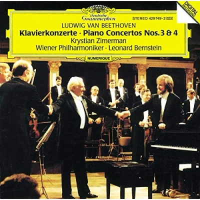 Afbeelding van Krystian Zimerman, Wiener Philharmoniker, Leonard Bernstein Beethoven: Piano Concertos No.3 Op.37 &amp; No.4 Op.58 (CD)