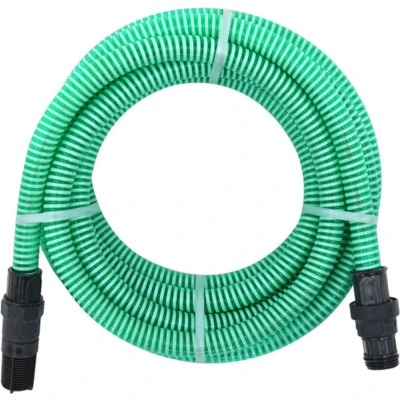 Afbeelding van vidaXL Zuigslang met PVC koppelingen 1,1&quot;;&quot;; 7 m groen