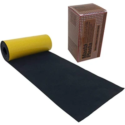 Afbeelding van MastaPlasta Zelfklevende Instant BEKLEDING Reparatie Op Een Rol ZWART SUEDE. 150cm x 10cm/60ins 4ins. Bevestig uw scheuren