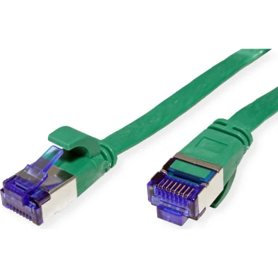 Afbeelding van VALUE FTP patchkabel, Cat.6A (Class EA), extra plat, groen, 0,5 m
