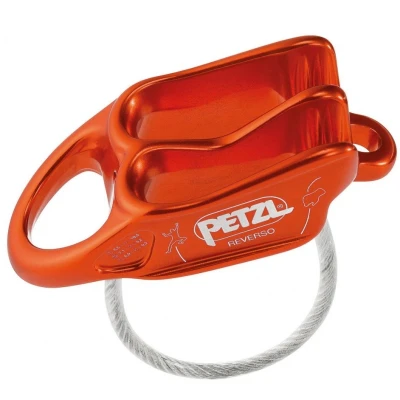 Afbeelding van Petzl Reverso Multifunctioneel zeker en afdaalapparaat oranje