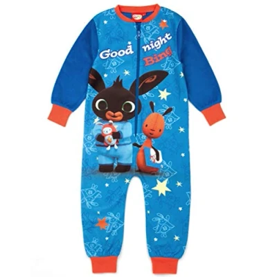 Afbeelding van CBeebies Bing Bunny und Flop Good Night Junge Fleece Baby Body