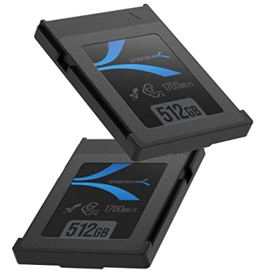 Afbeelding van SABRENT CFexpress Type B Geheugenkaart 512gb (2 Pack) Rocket CFX, cf express met hoge snelheid van R1700MB/s W1500MB/s compatibel DSLR Camera&#039;s voor professionele fotografen, videografen