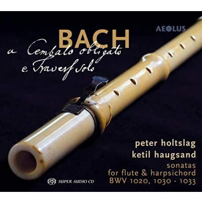 Afbeelding van Peter Holtslag &amp; Ketil Haugsand A Cembalo Obligato E Travers Solo (Super Audio CD)