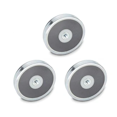 Afbeelding van Ganter Normelemente Bevestigingsmagneten met binnendraad GN 50.4 HF 32 M4 magnetisch materiaal hardferriet 3 stuks