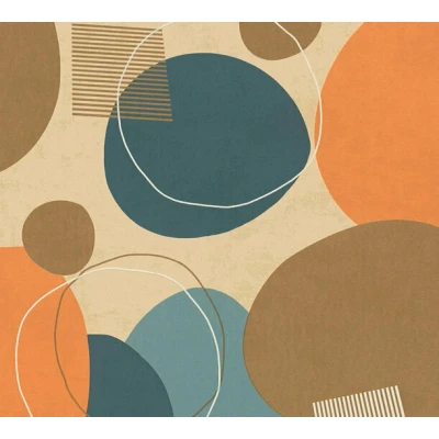 Afbeelding van AS Creation Geo Effect 38595 1 385951 Multicolour / Beige