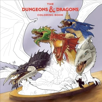 Afbeelding van The Dungeons &amp; Dragons Coloring Book: 80 Adventurous Line Drawings