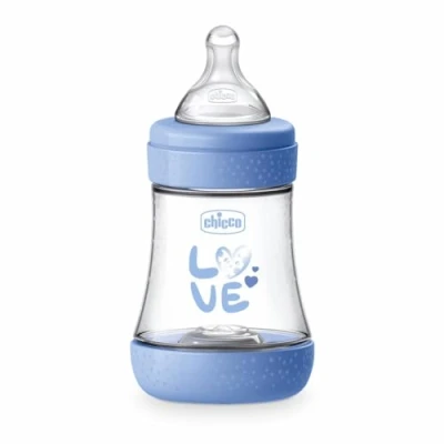 Afbeelding van chicco Babyfles Perfects 150 ml in blauw