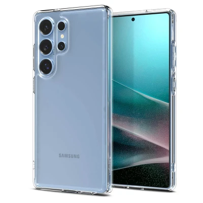 Afbeelding van Spigen Ultra Hybrid Case Compatibel met Samsung Galaxy S25 hoesje Crystal Clear