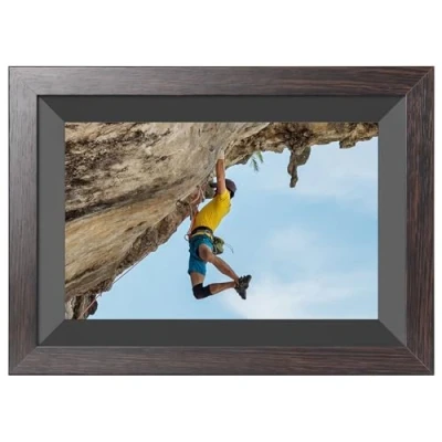 Afbeelding van Kodak RCF 1012W WiFi Digitale fotolijst 25.4 cm 10 inch Energielabel: B (A G) 1280 x 800 Pixel 32 GB Zwart, Hout (donker)