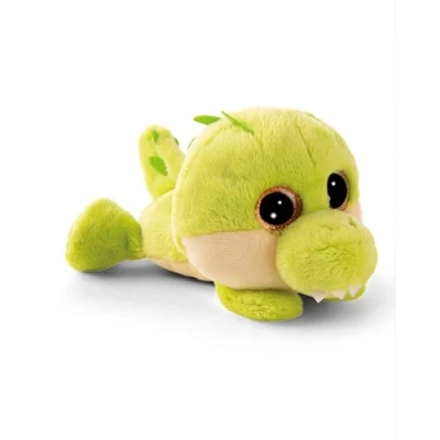 Afbeelding van GLUBSCHIS knuffel krokodil Groggo Li 15cm groen Zacht pluche, schattig om mee te knuffelen en spelen, voor kinderen volwassenen, een geweldig cadeau idee 61848