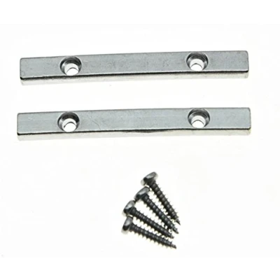 Afbeelding van KAISH 2 stks 44,5 mm Gitaar String Retainer Bar voor Floyd Rose Chroom