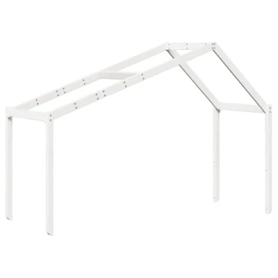 Afbeelding van Kinderbedhuisje 213x95,5x144,5 cm massief grenenhout wit