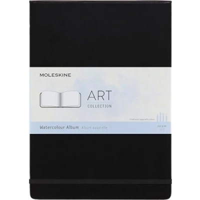 Afbeelding van Moleskine Art Aquarel Album A4 Hardcover Zwart