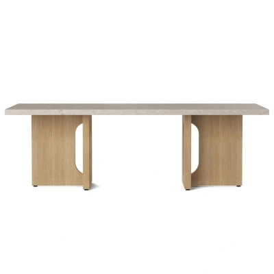 Afbeelding van Audo Copenhagen Androgyne salontafel 120x45 naturel eiken, Kunis