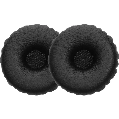 Afbeelding van kwmobile 2x oorkussens compatibel met Logitech PC960 / H960 H650E H820E Earpads voor koptelefoon Kunstleer en schuim in zwart