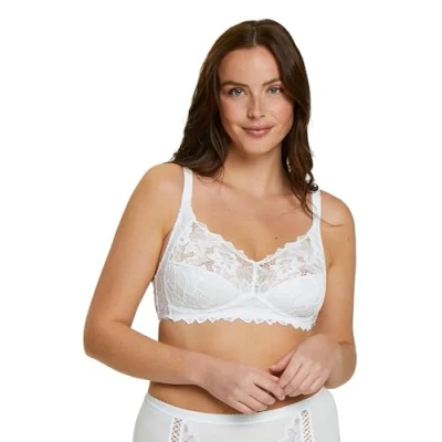 Afbeelding van Sans Complexe, Bekery vrije beha&#039;s, Coton d&#039;Arum, 3 Wit, 100D