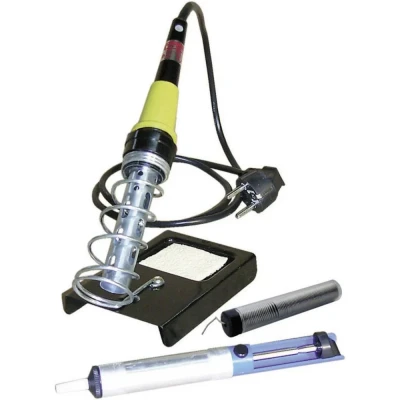 Afbeelding van Velleman K/SOLD2N Soldeerboutset 230 V 25 W Incl. soldeertin, uitrusting, desoldeerzuigpomp