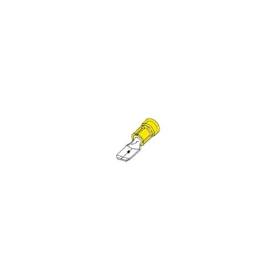 Afbeelding van Mannelijke Connector 6.4mm Geel
