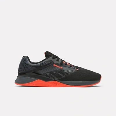 Afbeelding van Reebok NANO X4 Trainingsschoen, Heren, Maat: 36, Pure grey black orange flare Textiel/ synthetisch