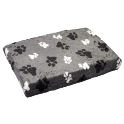 Afbeelding van Matras overtrek met elastiek Teddy Grijs poot 150x100x10 cm