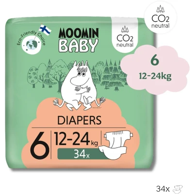 Afbeelding van Muumi Baby Ecologische Luiers 6 Junior
