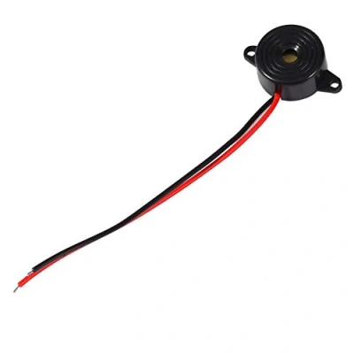 Afbeelding van Intercom zoemer, Akozon 3 24V piëzo elektronische toon zoemer alarm continu geluid kabel dashboard waarschuwing lengte 100 mm